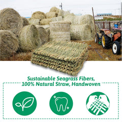 Hamiledyi bunny Bedding Nest provides soft, nibble-ready surface for rabbits and guinea pigs.