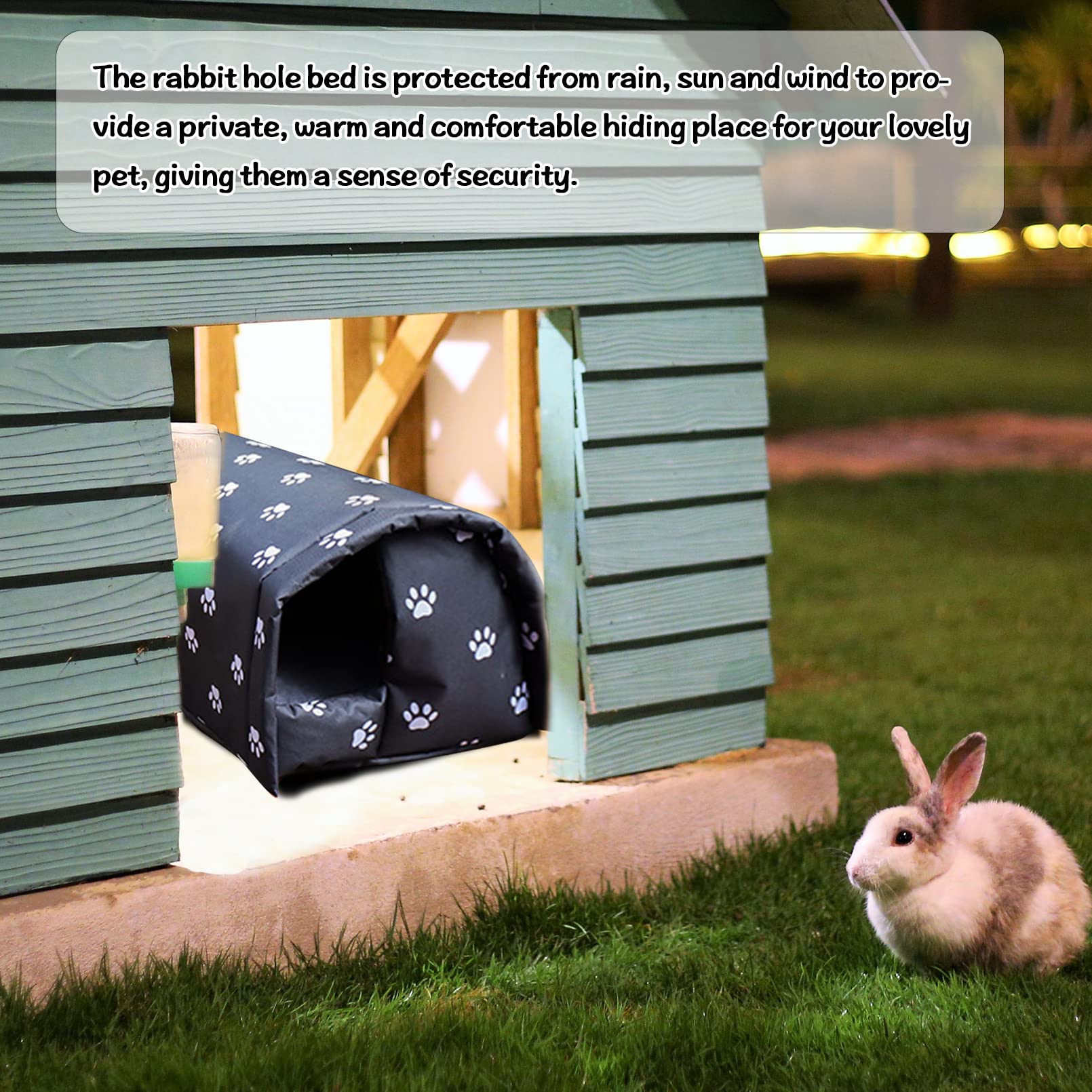 Hamiledyi Bunny Cave Bed easy cleaning and maintenance features