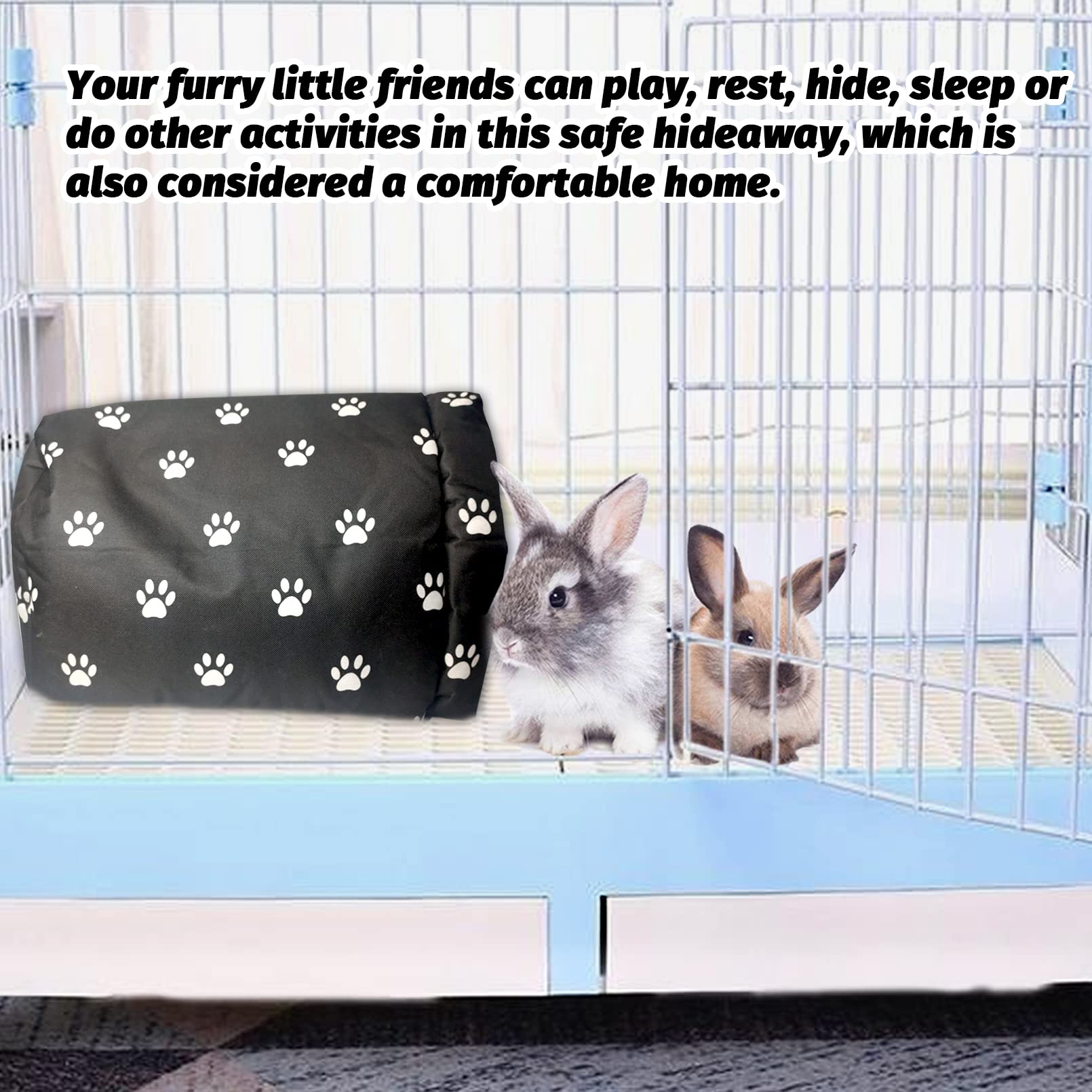 Hamiledyi Bunny Cave Bed indoor outdoor versatility in use