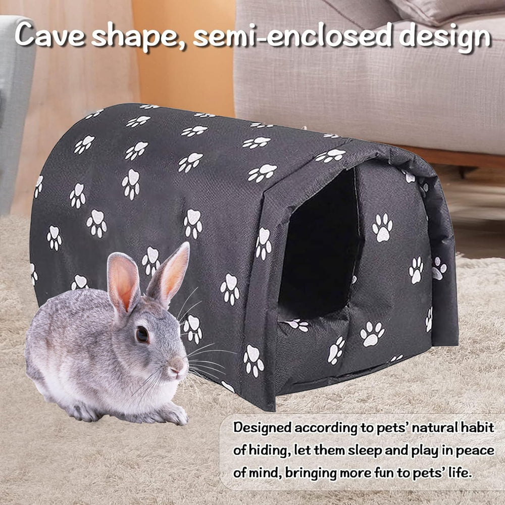 Hamiledyi Bunny Cave Bed material close-up of odorless waterproof Oxford fabric