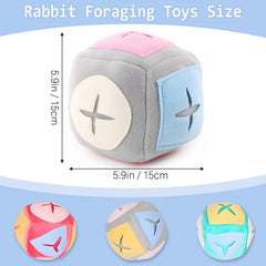 Hamiledyi snuffle ball treats dispenser close up highlights hidden snacks and engagement