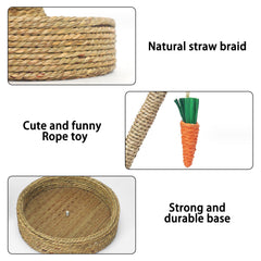 Hamiledyi climbing tree structure provides enrichment for rabbits and other small pets.