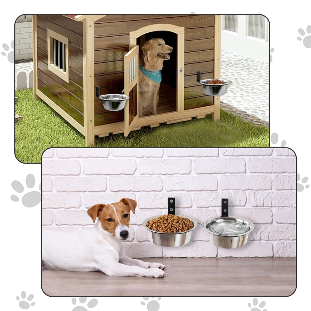 Hamiledyi curved edges safety design protects paws during daily meals.