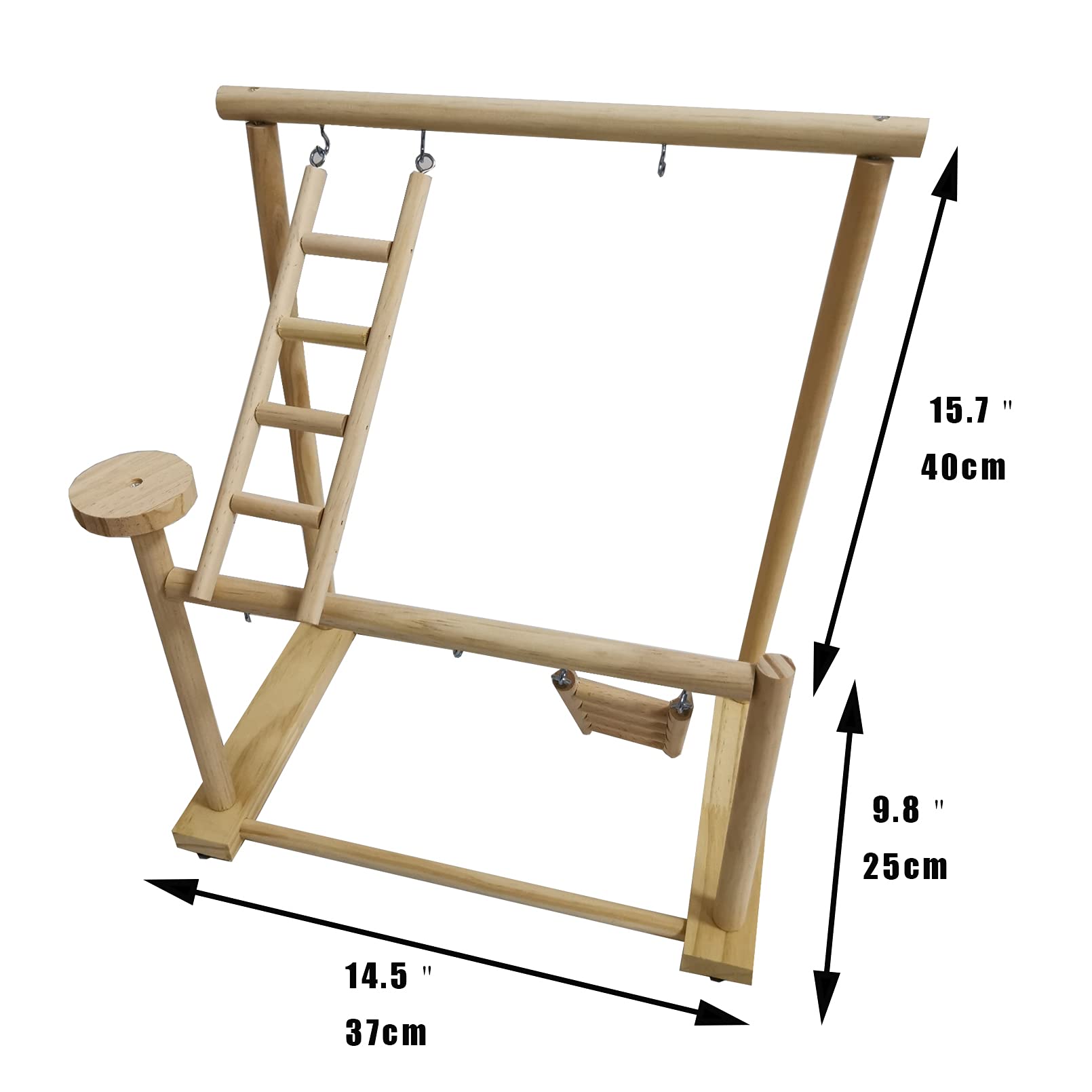 Hamiledyi desk-friendly bird stand fits compact spaces for home offices.