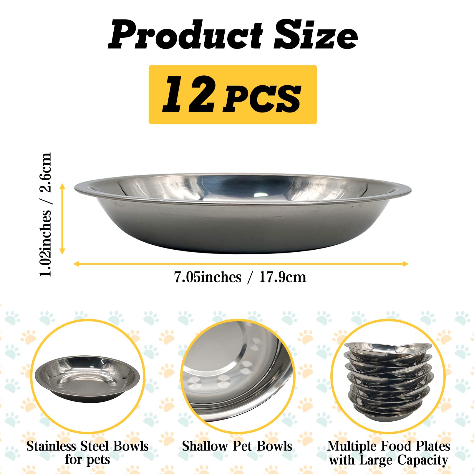 Hamiledyi dishwasher-safe cat bowls arranged for easy cleaning and reuse