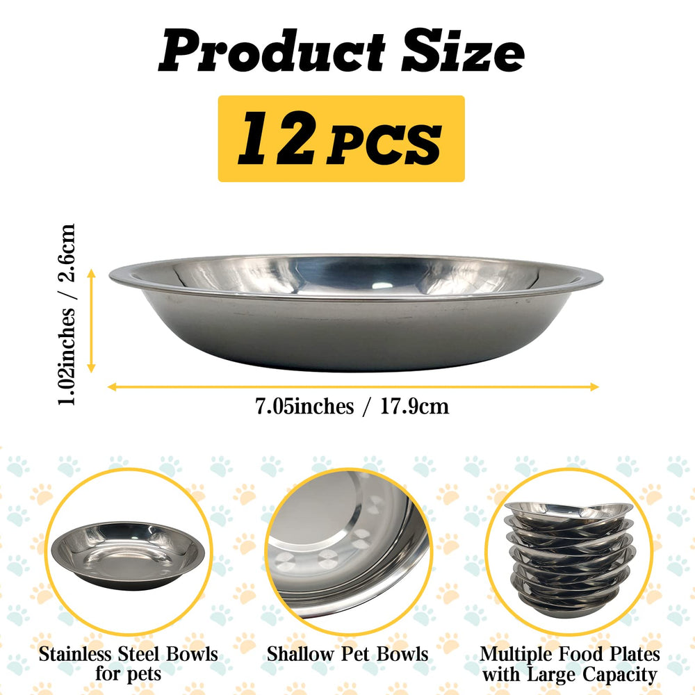 Hamiledyi dishwasher-safe cat bowls arranged for easy cleaning and reuse