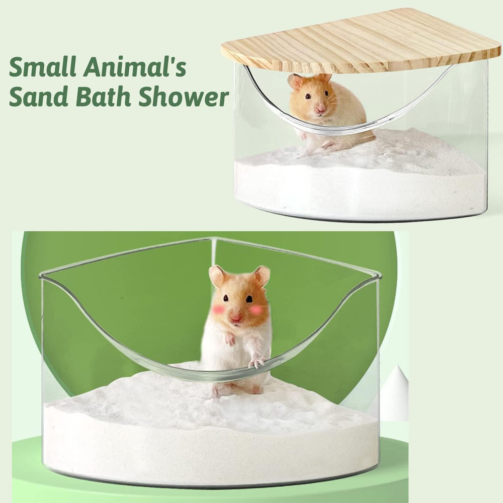Hamiledyi dust-free bath sand ideal for clean grooming without dust.