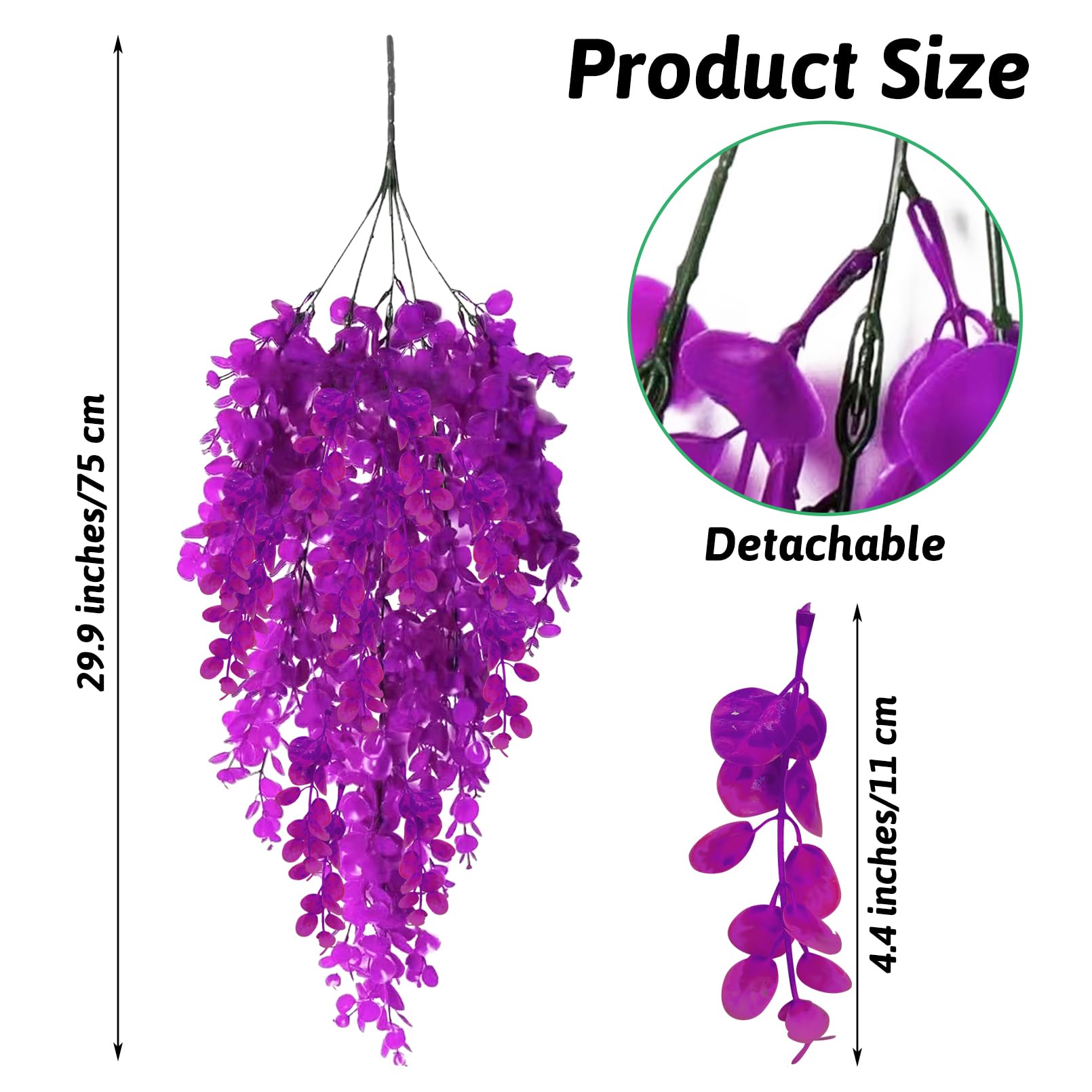 Hamiledyi fake reptile plants hanging plant closeup highlights soft silk leaves and vivid color
