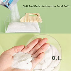Hamiledyi gerbil powder grooming boosts fur cleanliness and shine.