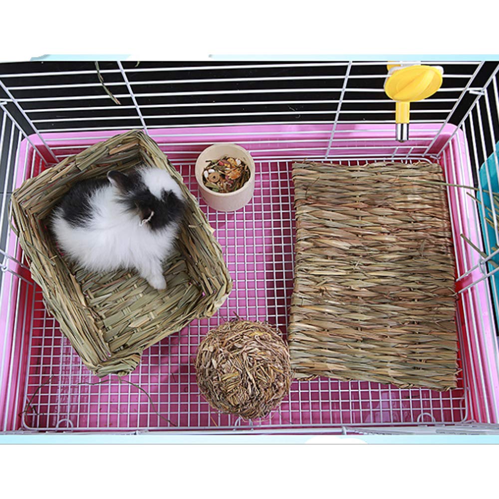 Hamiledyi grass mat pack3 nap time scene emphasizes comfortable resting on natural grass.