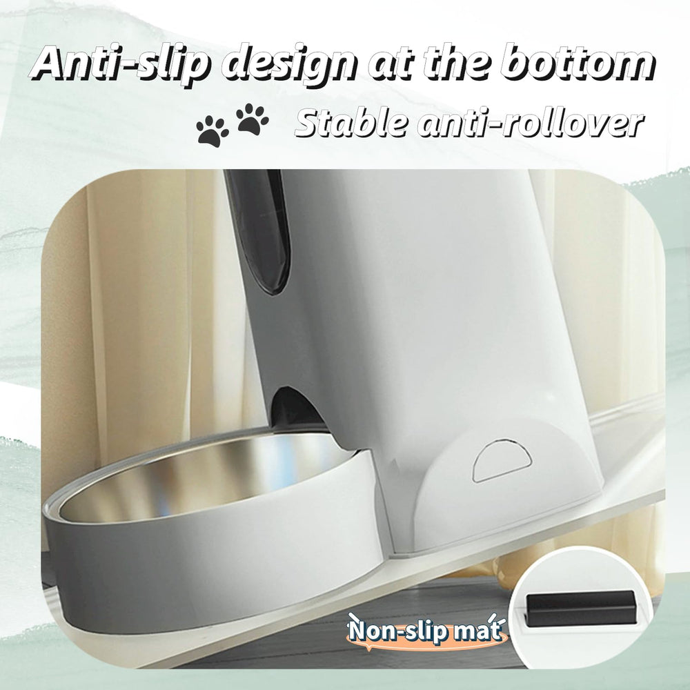 Hamiledyi Gravity Dog Feeder 2.8L food-grade materials for safe daily use.