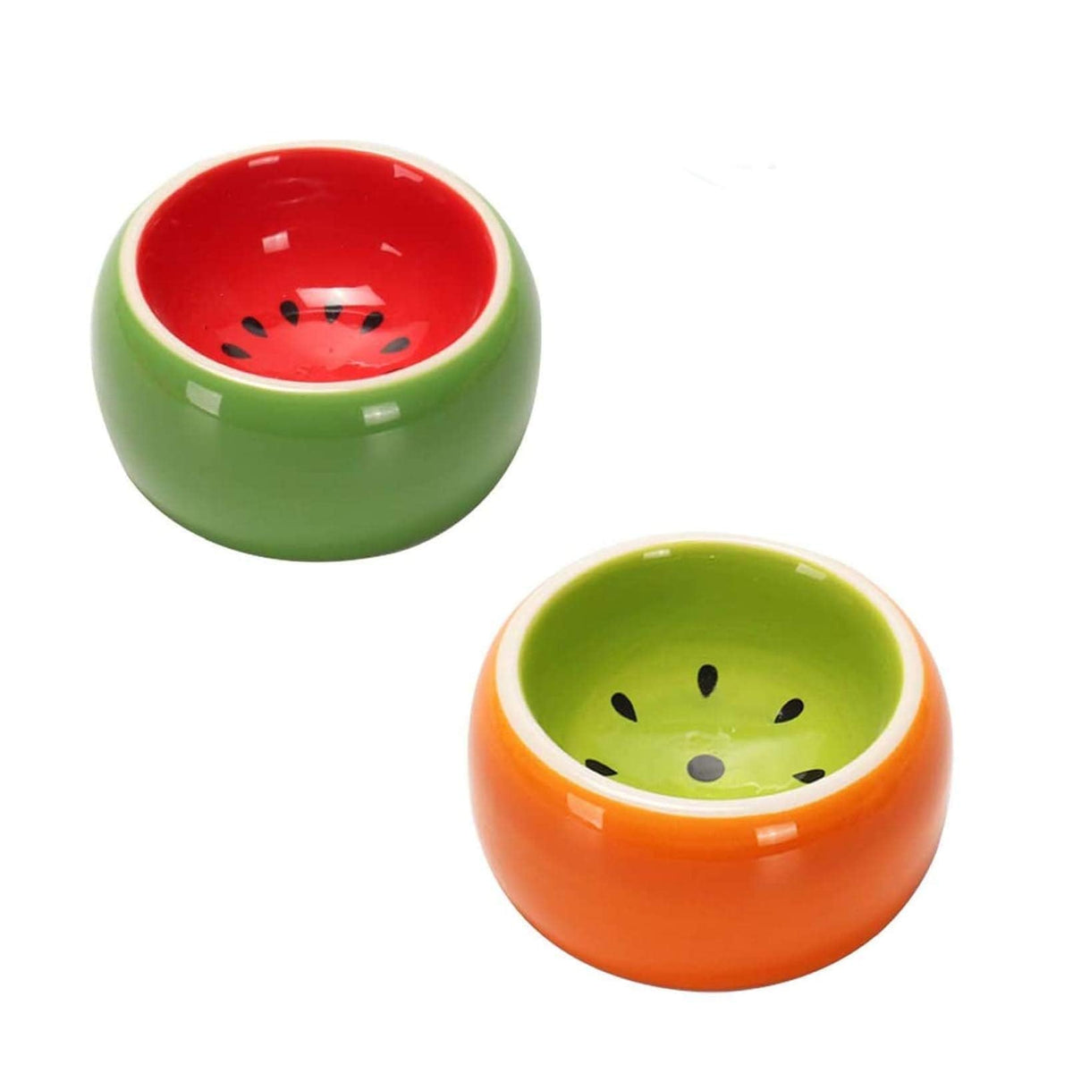 Hamiledyi hamster bowl ceramic with smooth surface supports gentle feeding