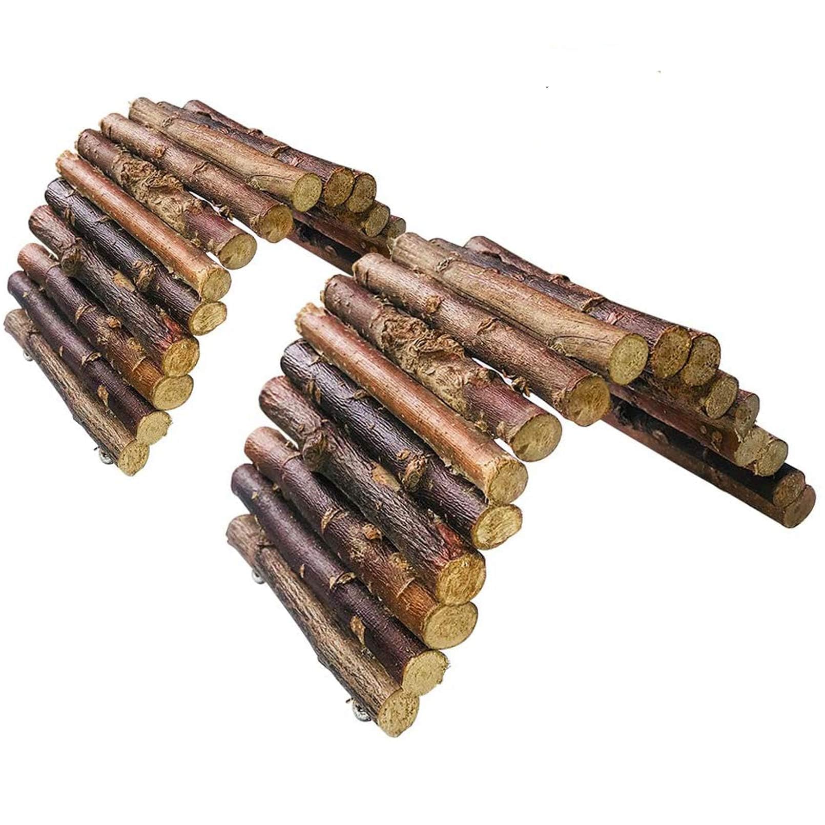 Hamiledyi pack2 ladders bridge shown for small animal play and cage enrichment.