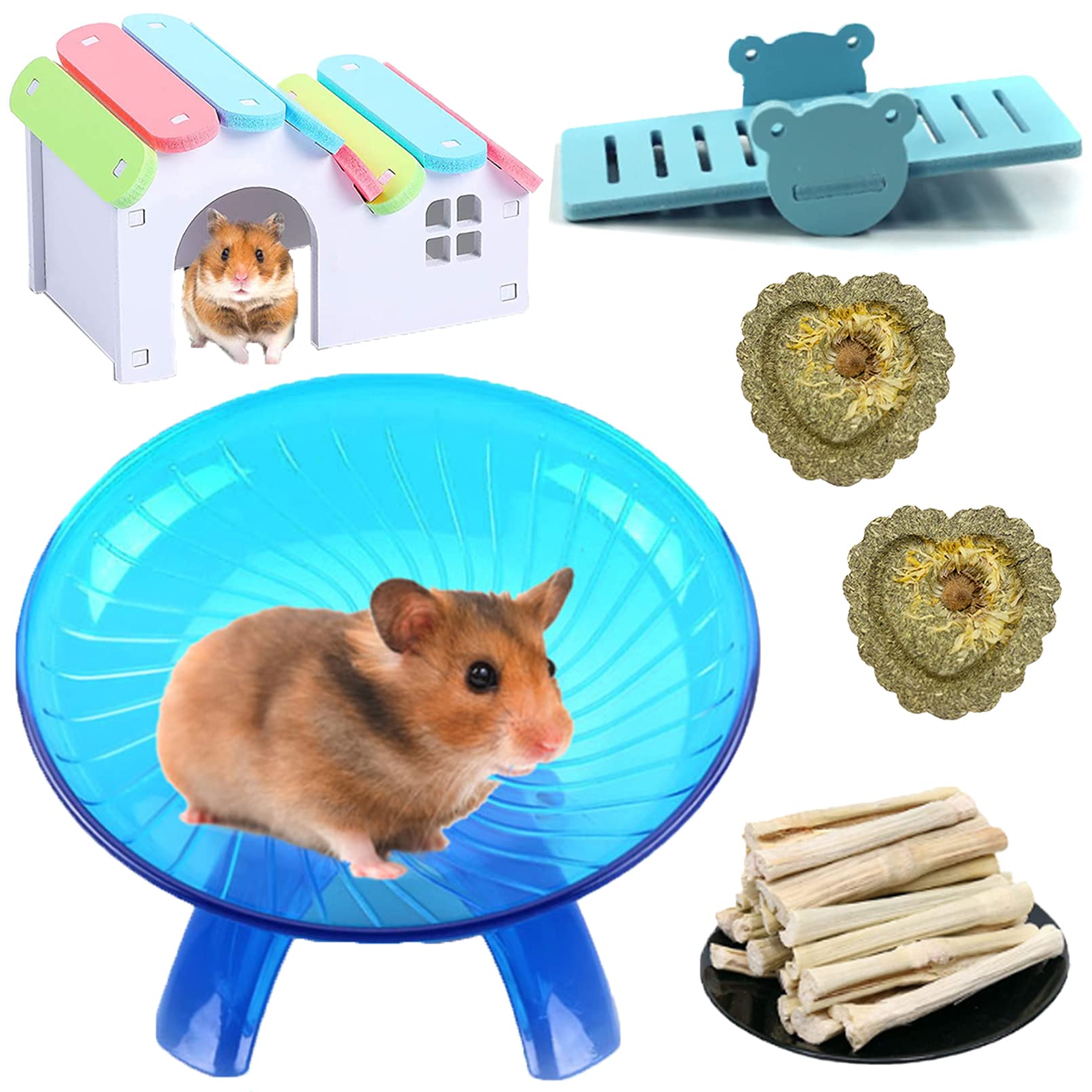 Hamiledyi hamster flying saucer wheel for quiet daily exercise