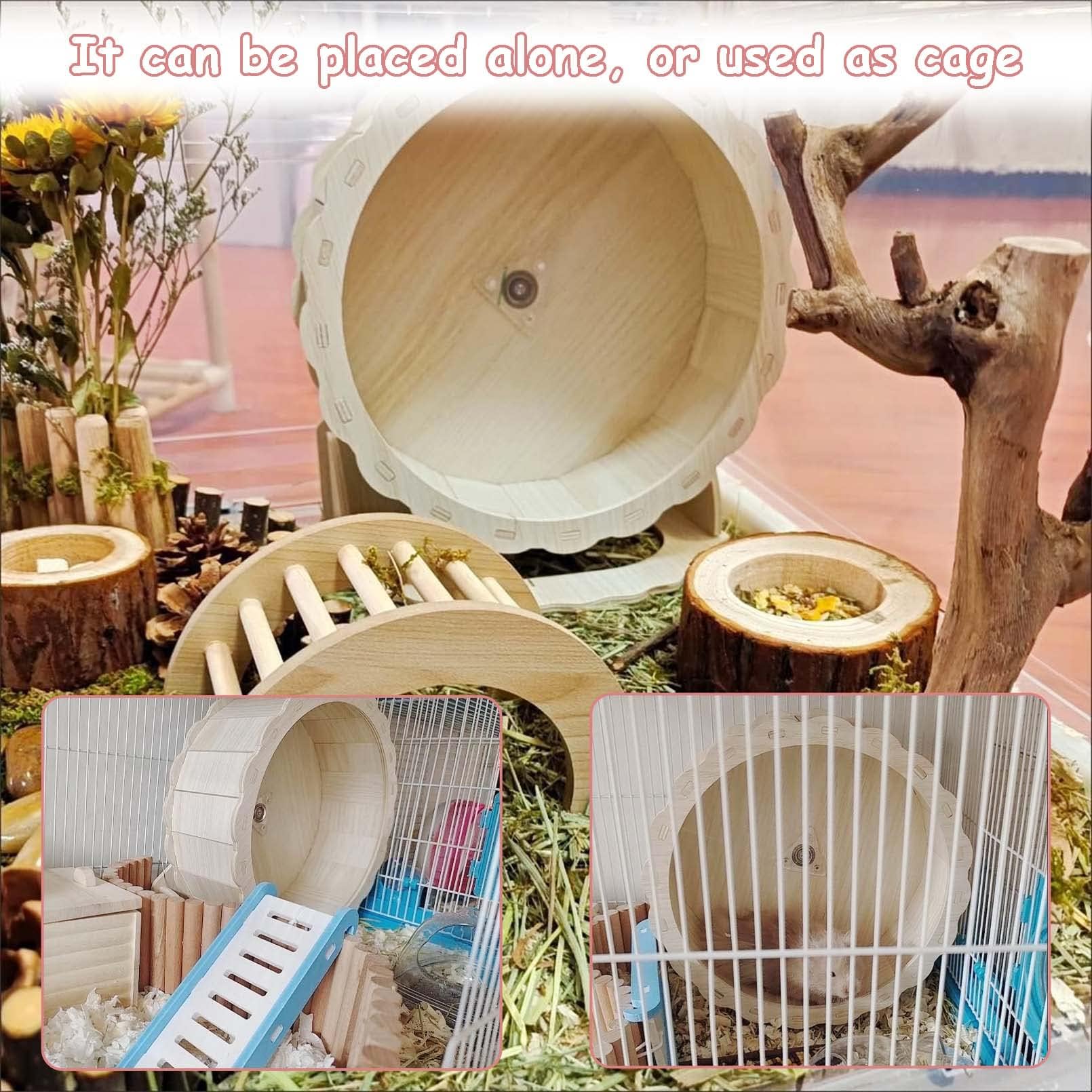 Hamiledyi wheel with noise-free bearings enables quiet nights for pets and owners.