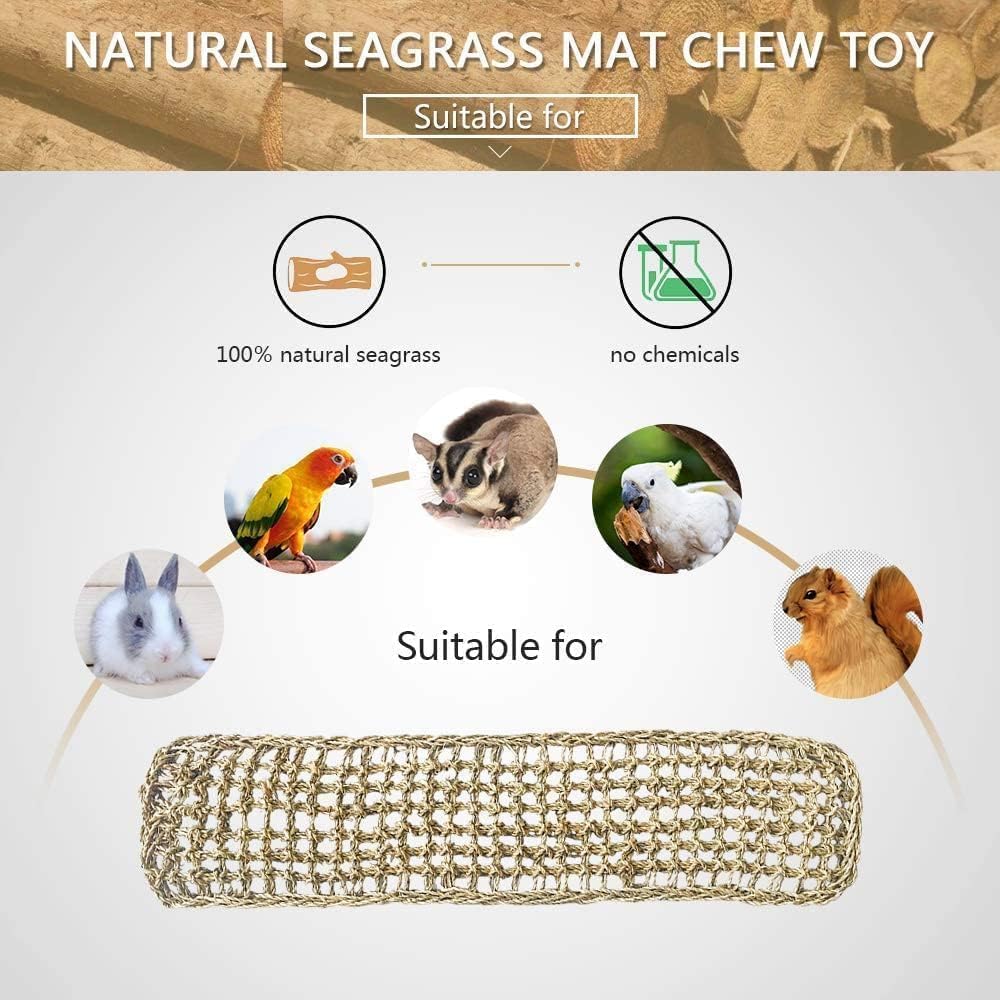 Hamiledyi multi-use enrichment demonstrates versatile cage accessory for climbing, resting, and chewing.