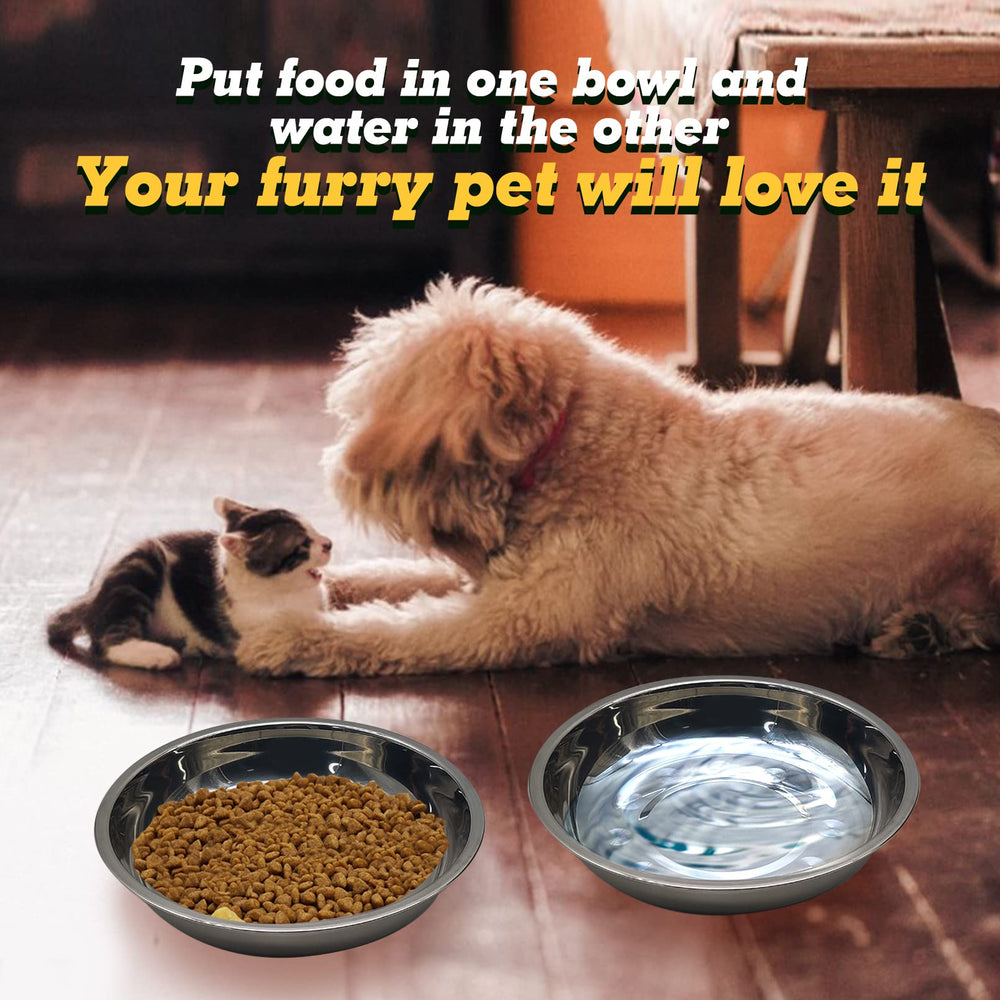 Hamiledyi multipurpose pet bowls hold food, water, or snacks for small to medium pets.