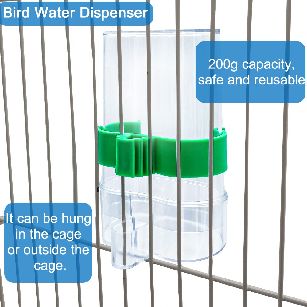 Hamiledyi No Mess Bird Feeders bottom tray enables quick cleanup