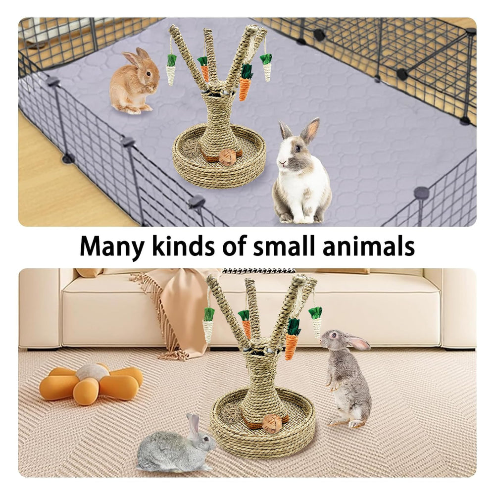 Hamiledyi pet play house decoration adds cute charm to cages and habitats.