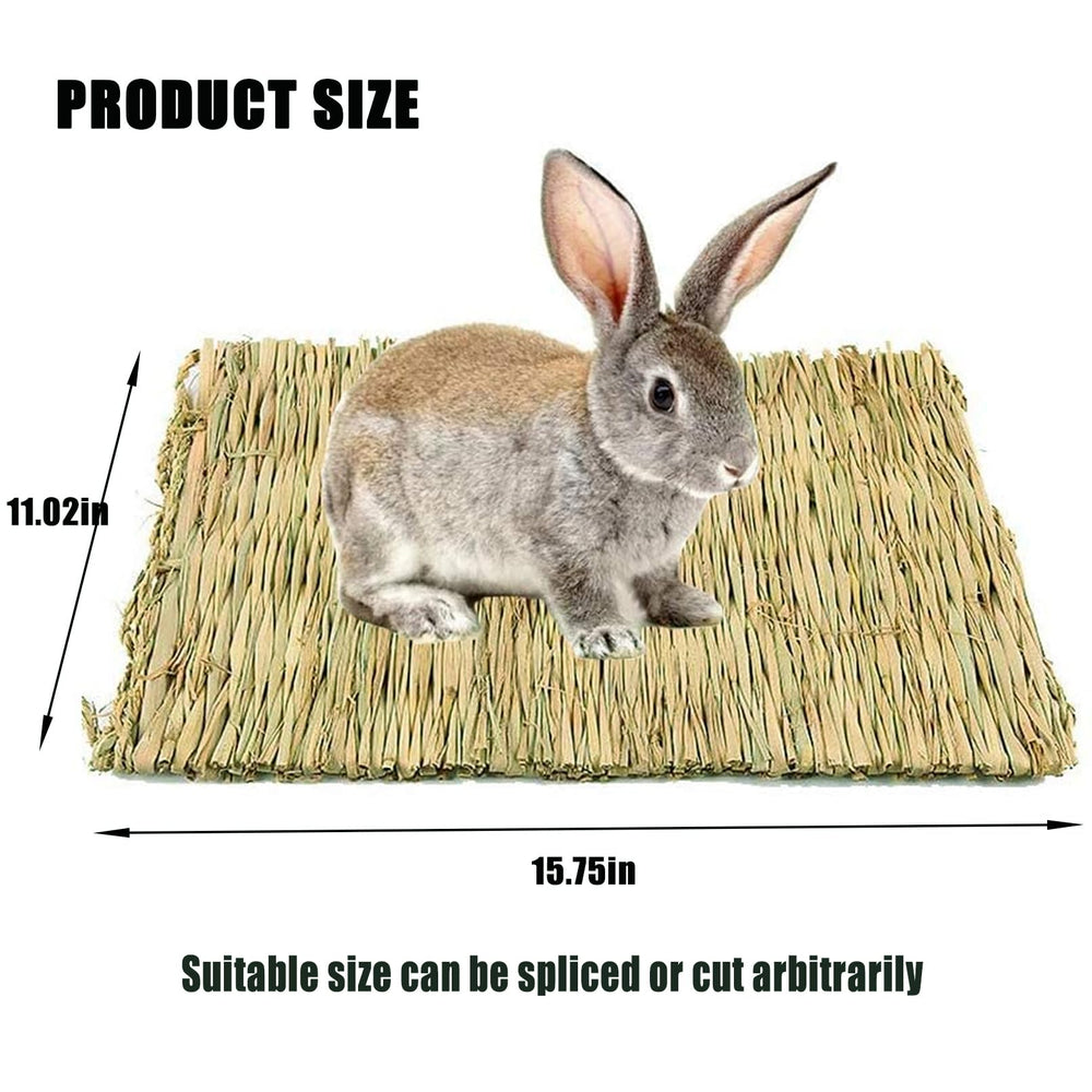Hamiledyi Rabbit Grass Mat weave detail—sturdy and sustainable for daily use