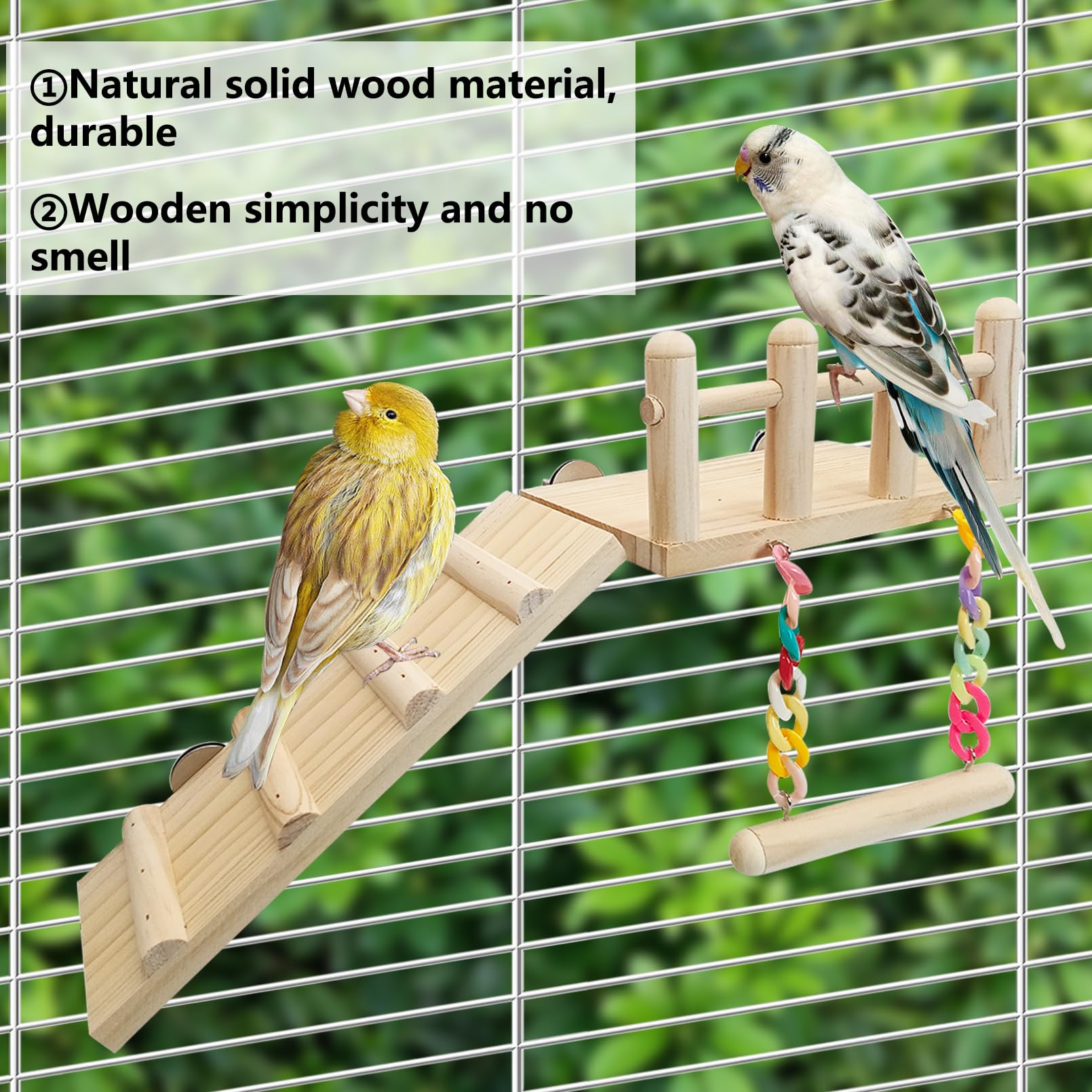 Hamiledyi rattan-balls-bird-toys encourage chewing and exploration.