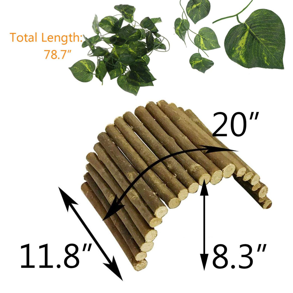 Hamiledyi reptile hideout DIY shape flexibility for creative cages