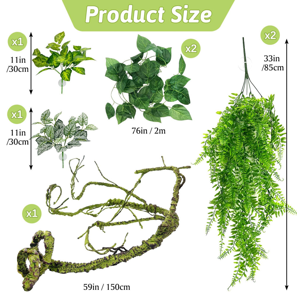 Hamiledyi bendable jungle vine for flexible enclosure design