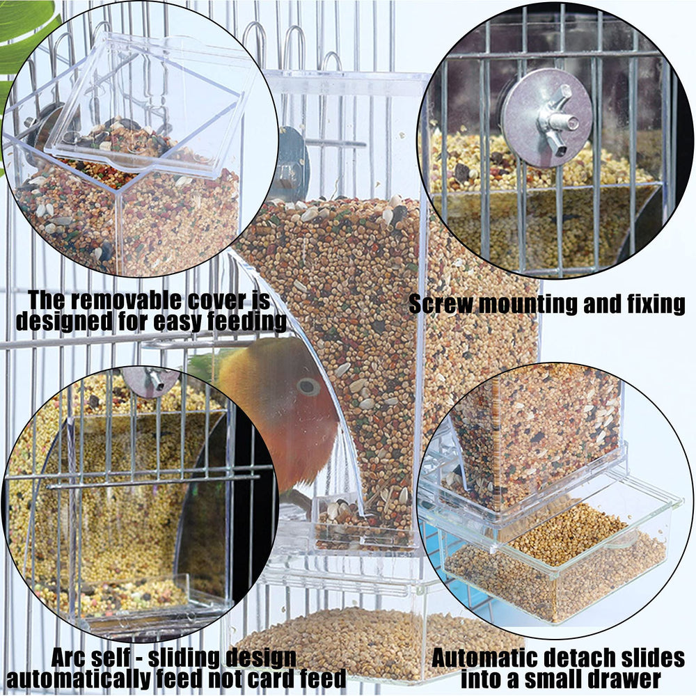 Hamiledyi slanted feeding surface prevents seed jams for smooth feeding.