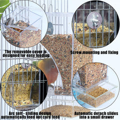 Hamiledyi slanted feeding surface prevents seed jams for smooth feeding.
