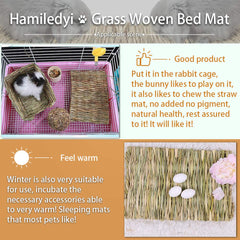 Hamiledyi small animal chew toy encourages teeth wear while entertaining small pets.