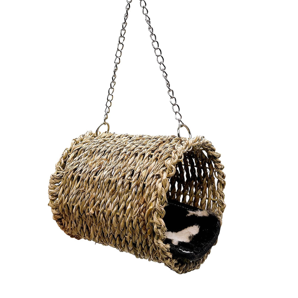 Hamiledyi Syrian hamster cage accessory promotes enrichment and cozy resting opportunities.