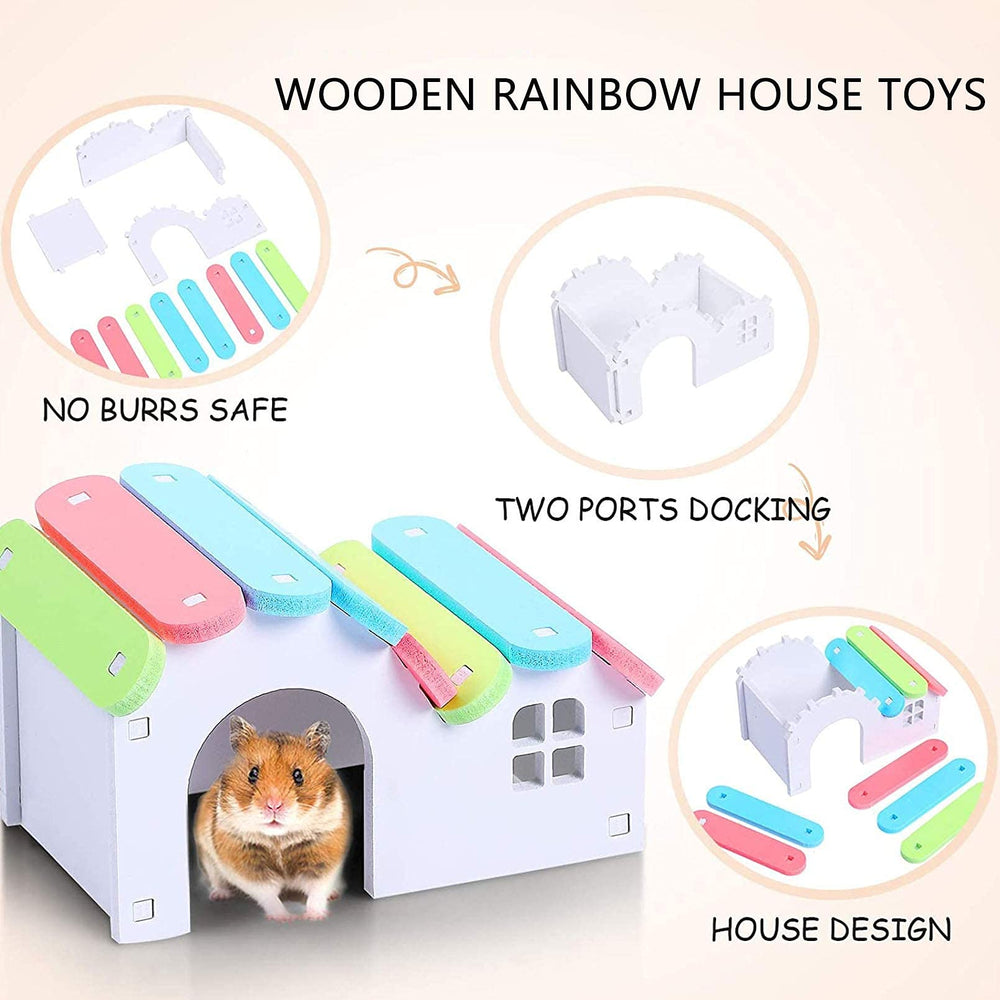 Hamiledyi wood-plastic hiding house for durable shelter