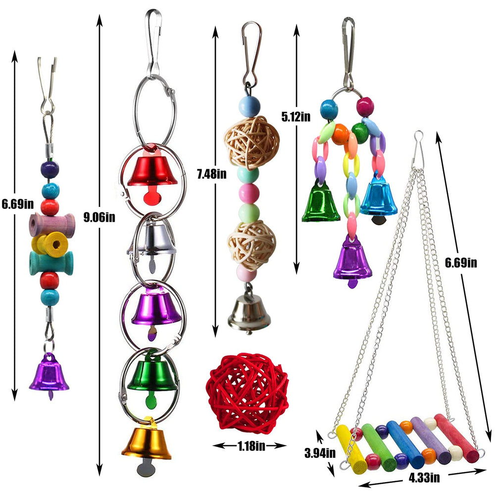 Hamiledyi wooden bead rotating ladder encourages climbing and foot exercise.