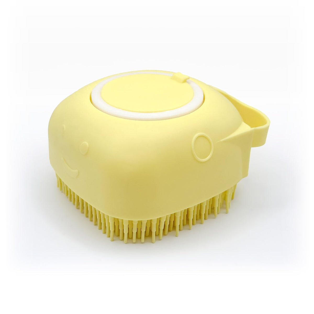 HamInWay dog bath brush packaging highlights compact, travel-friendly design.