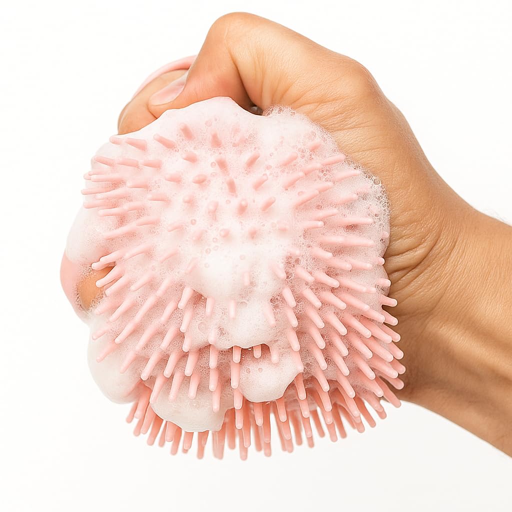 HamInWay compact travel-size brush ideal for home, cars, and outdoor baths.
