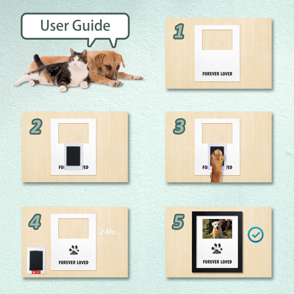 HAMUIERS forever-loved phrase frame honors pets with a comforting tribute.