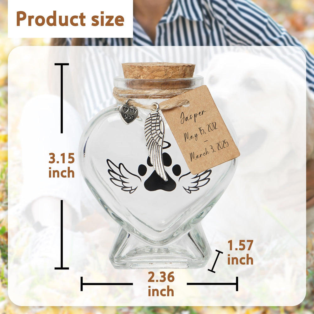 HAMUIERS pet memorial name tag charm adds personalized tribute to your pet's memory