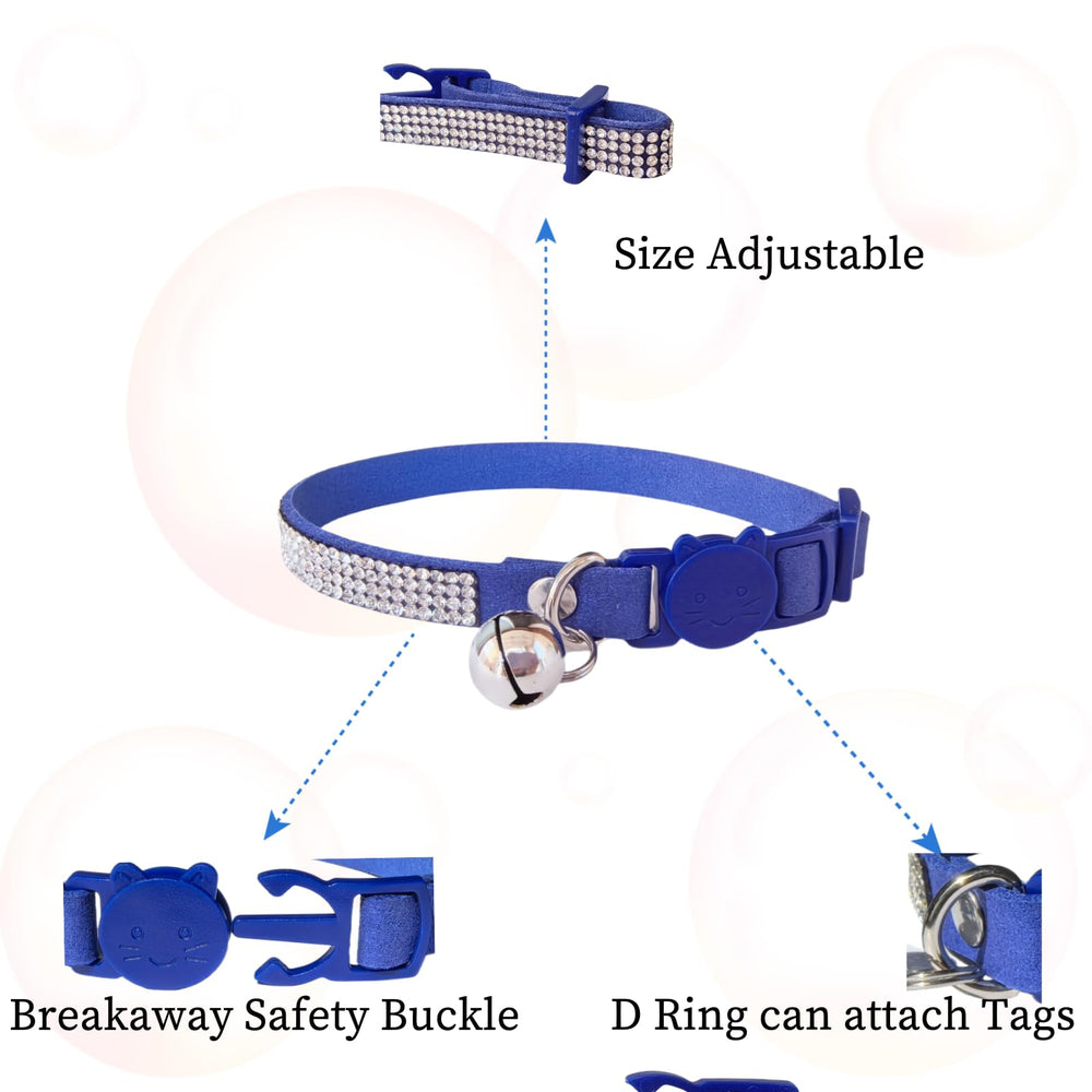 HAMUSN breakaway blue collar for quick release if snagged.