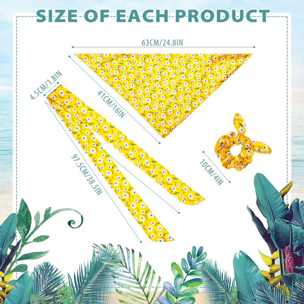 Hanaive neckerchief scarf polka-dot adds charm to outfits.