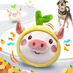 Hanarook interactive dog toy ball engages dogs with responsive play and fun sounds.