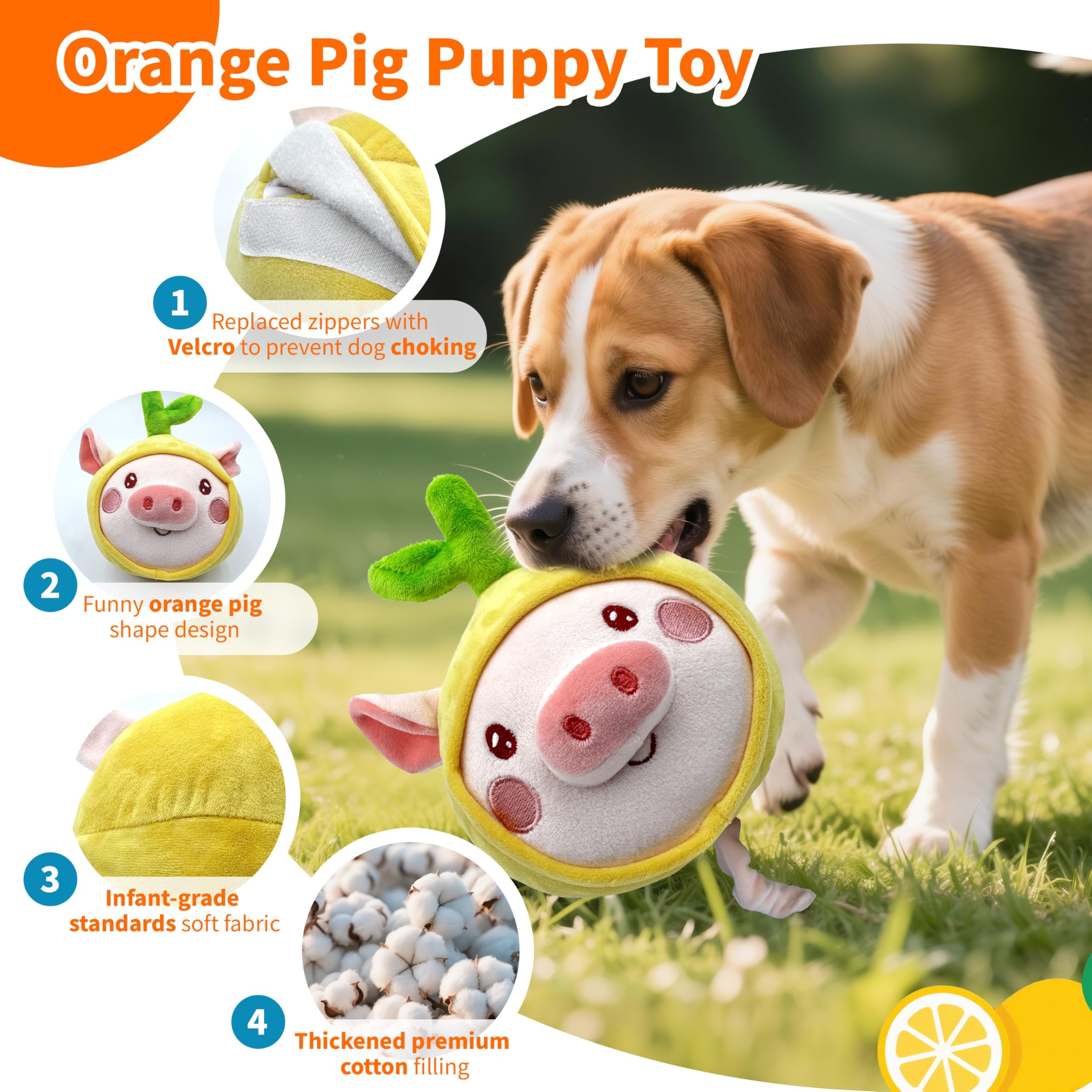 Hanarook squeaky dog toy bounce captures attention and encourages playful chasing.