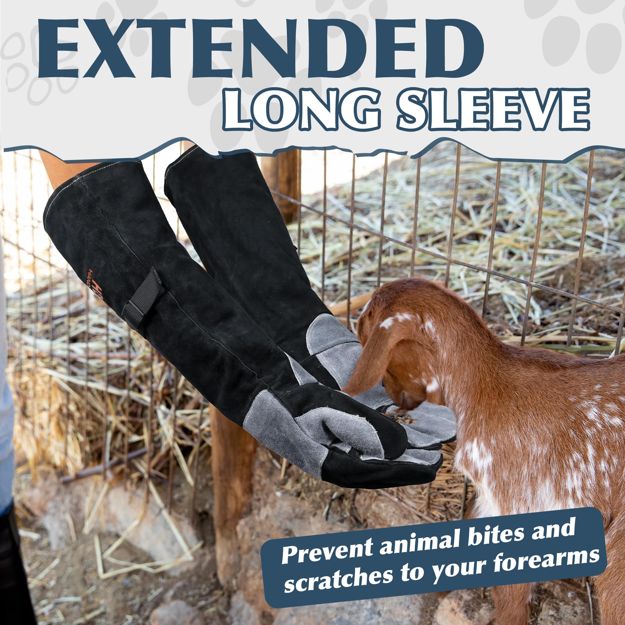 HANDLANDY bird and reptile handling gloves for safe interaction
