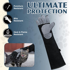 HANDLANDY grooming gloves for fur care and gentle handling