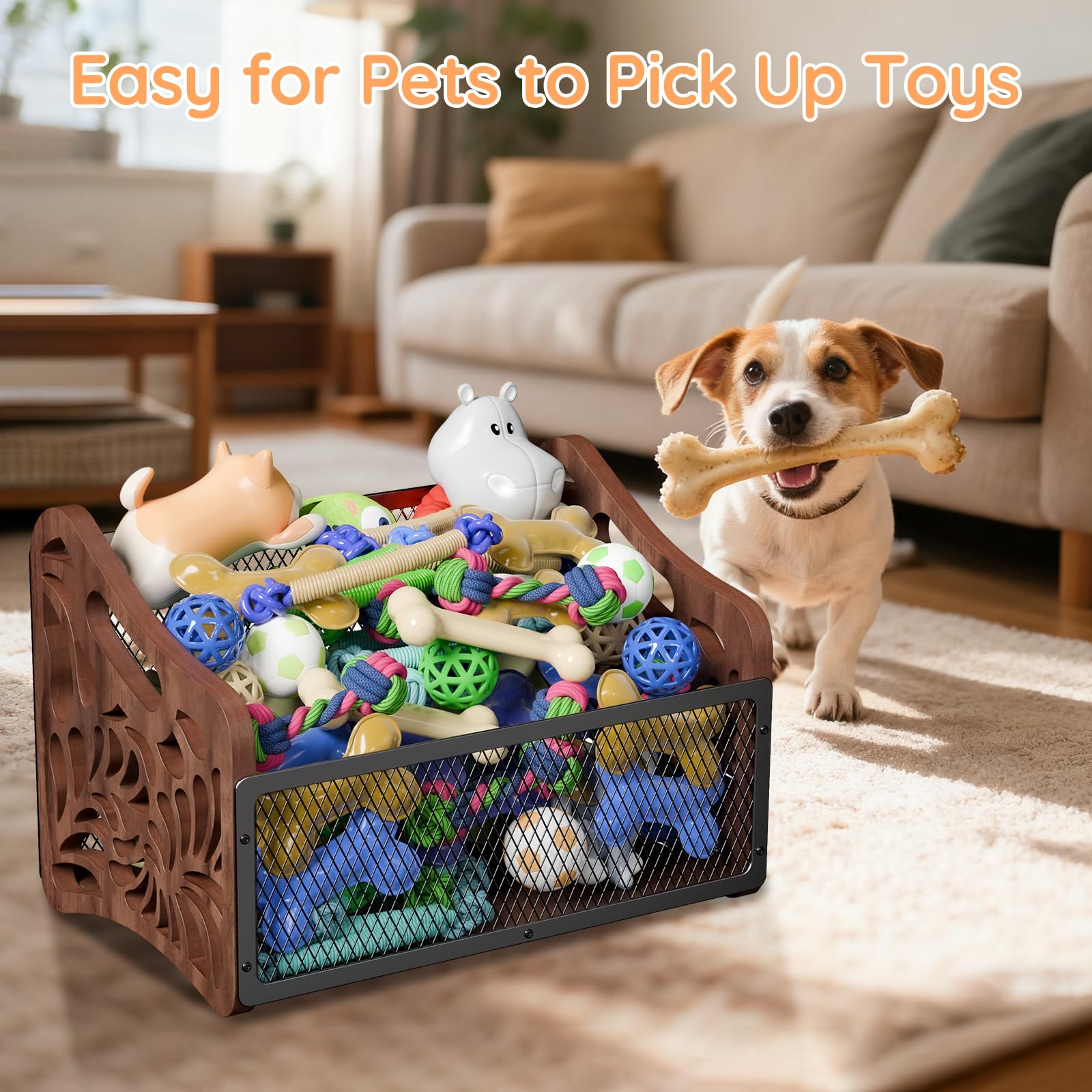 handrong multi purpose storage basket organizing blankets books and more