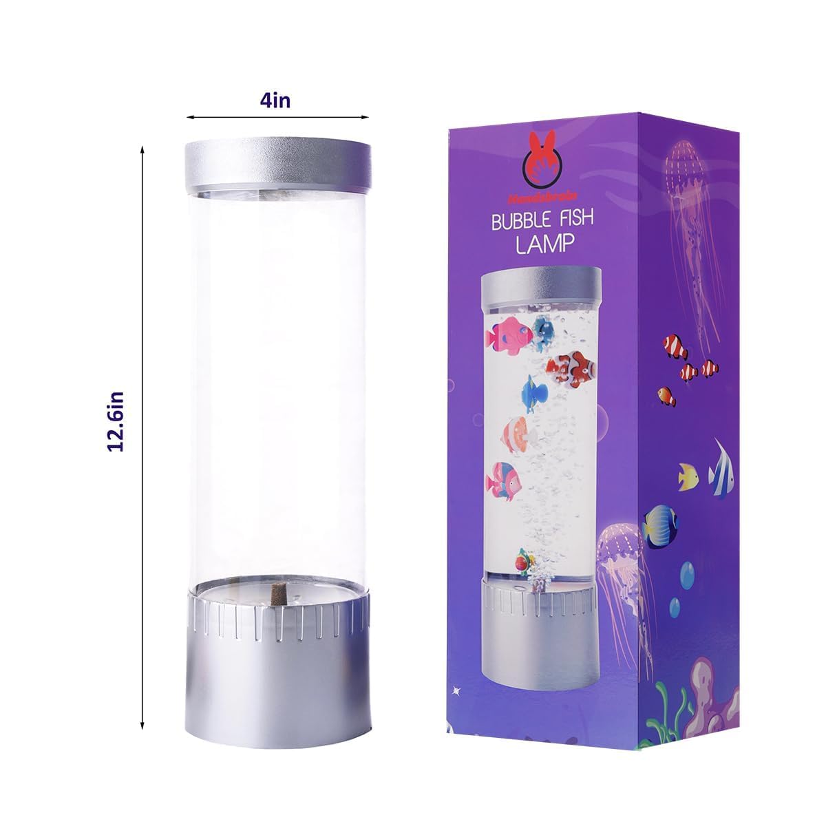 Handsbrain cylindrical clear tank highlights durable, safe construction and visibility