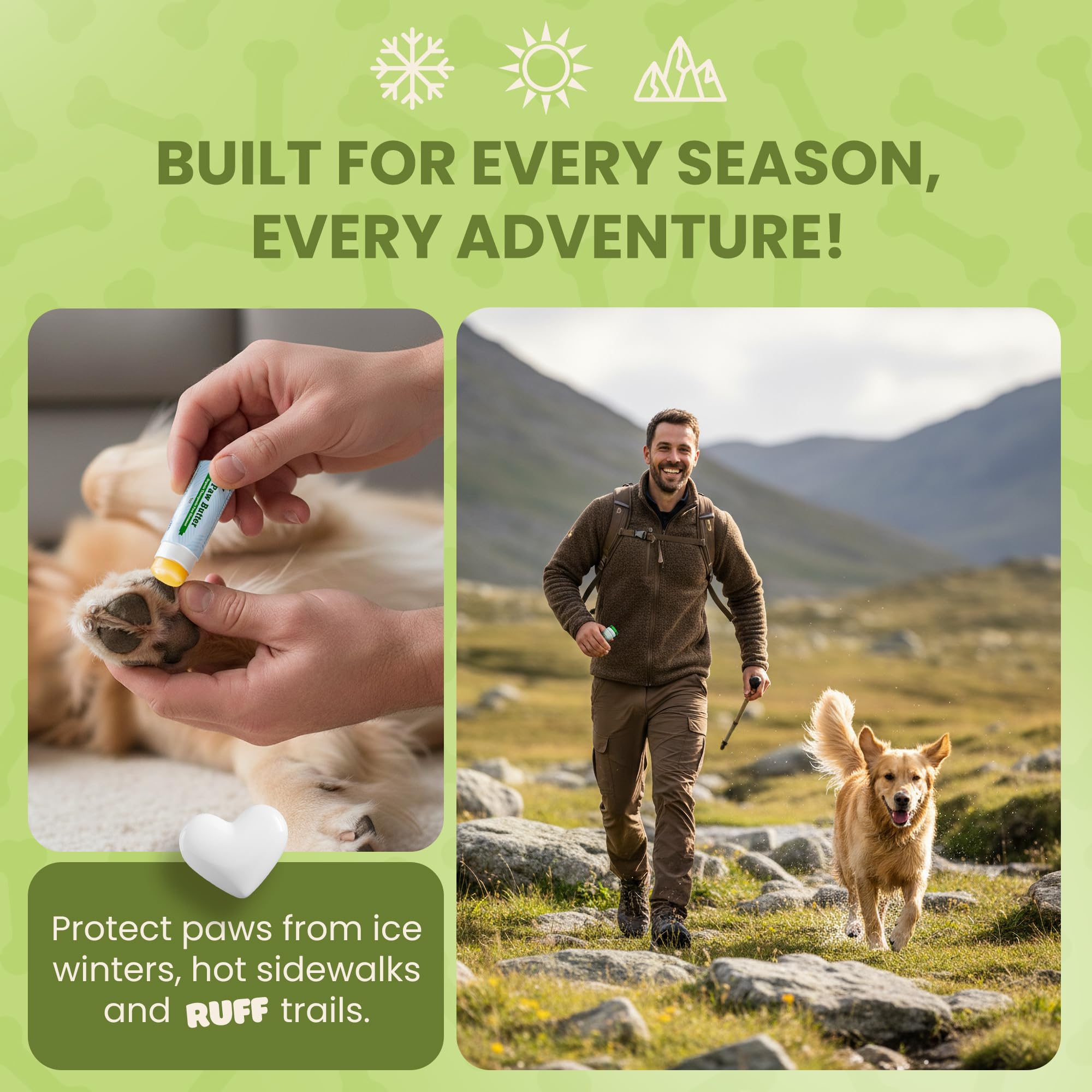 Handy Hound lick-safe balm remains safe if your dog licks the area.