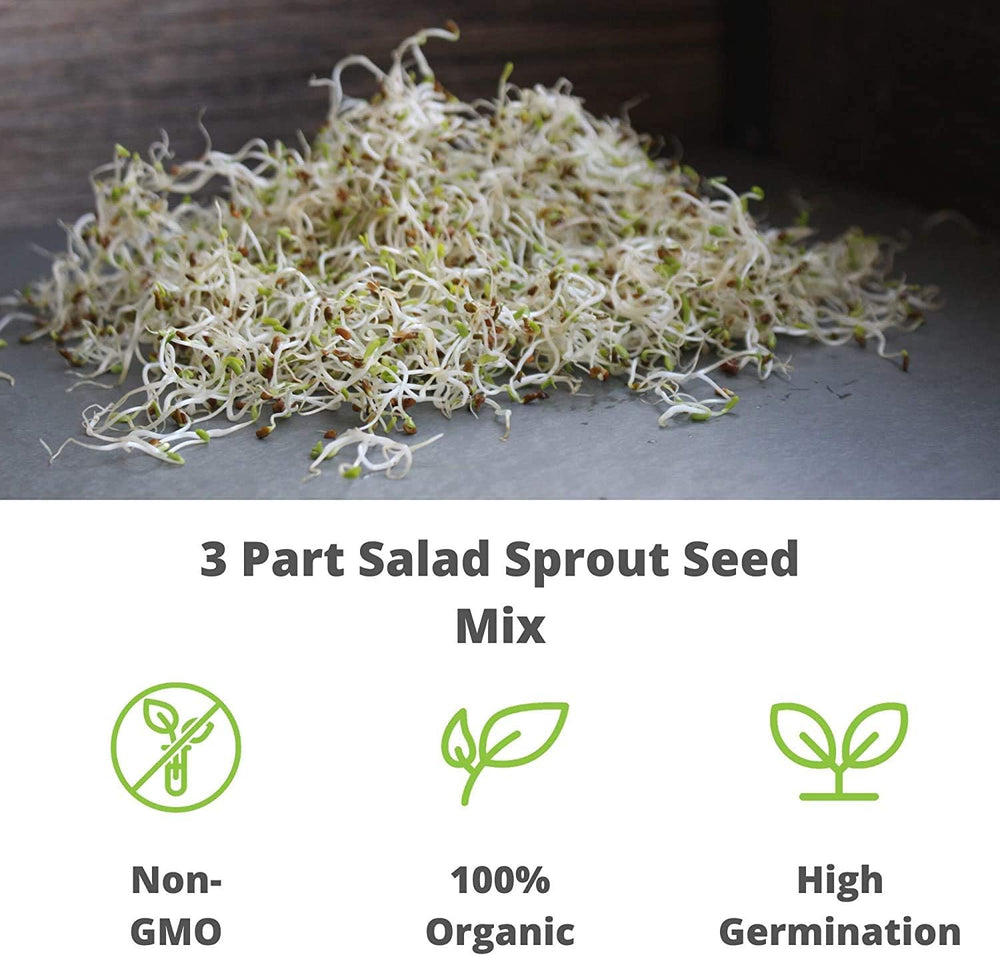Handy Pantry Organic Birdseed resealable-bag emphasizes freshness and long shelf life.