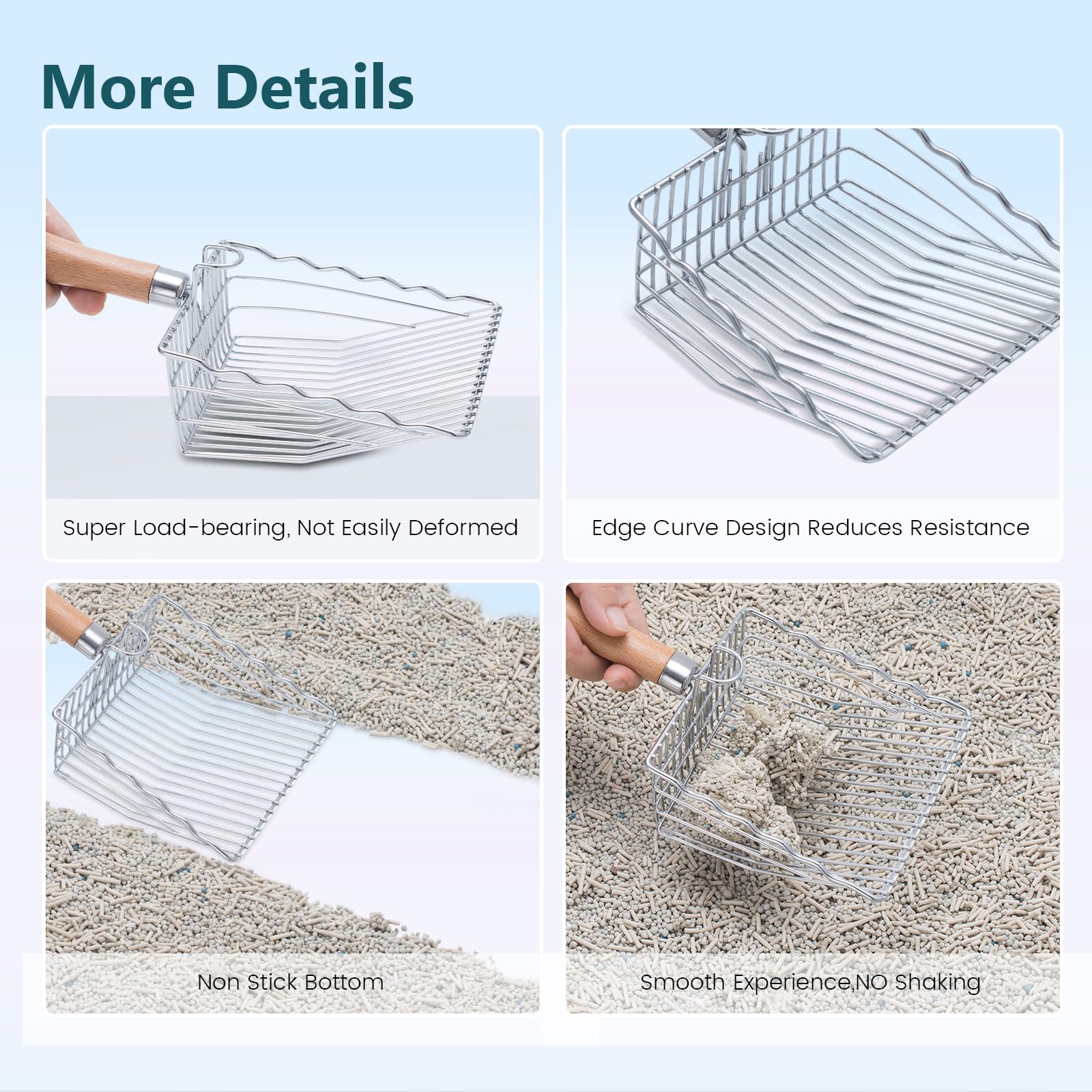 Handzee smooth non-stick surface makes cleaning quick and easy.