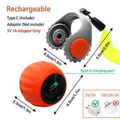 HANIPUPPY 28-inch diameter play mat shows spacious area for indoor chase.