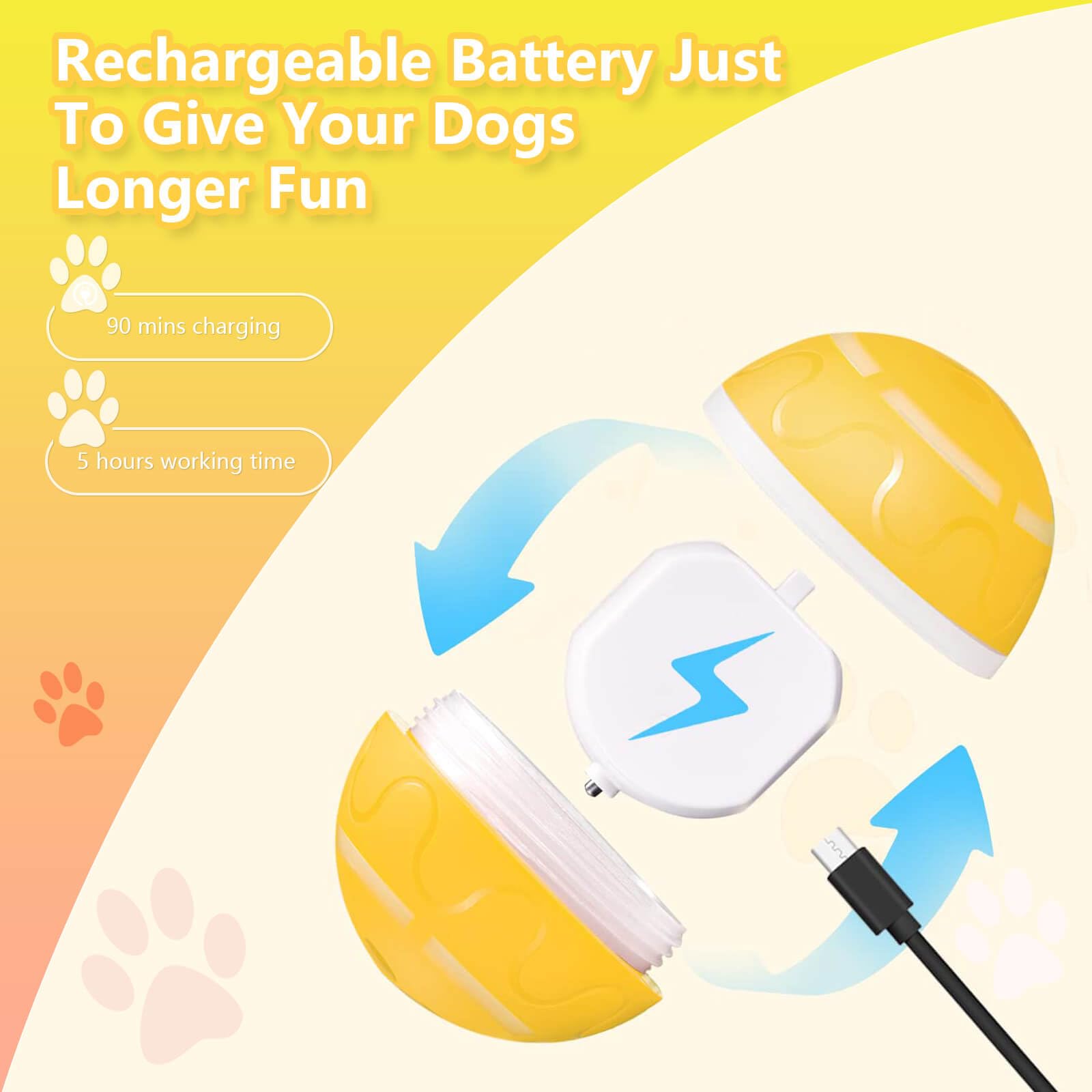 Hanipuppy USB charging port for easy recharge and quick setup.